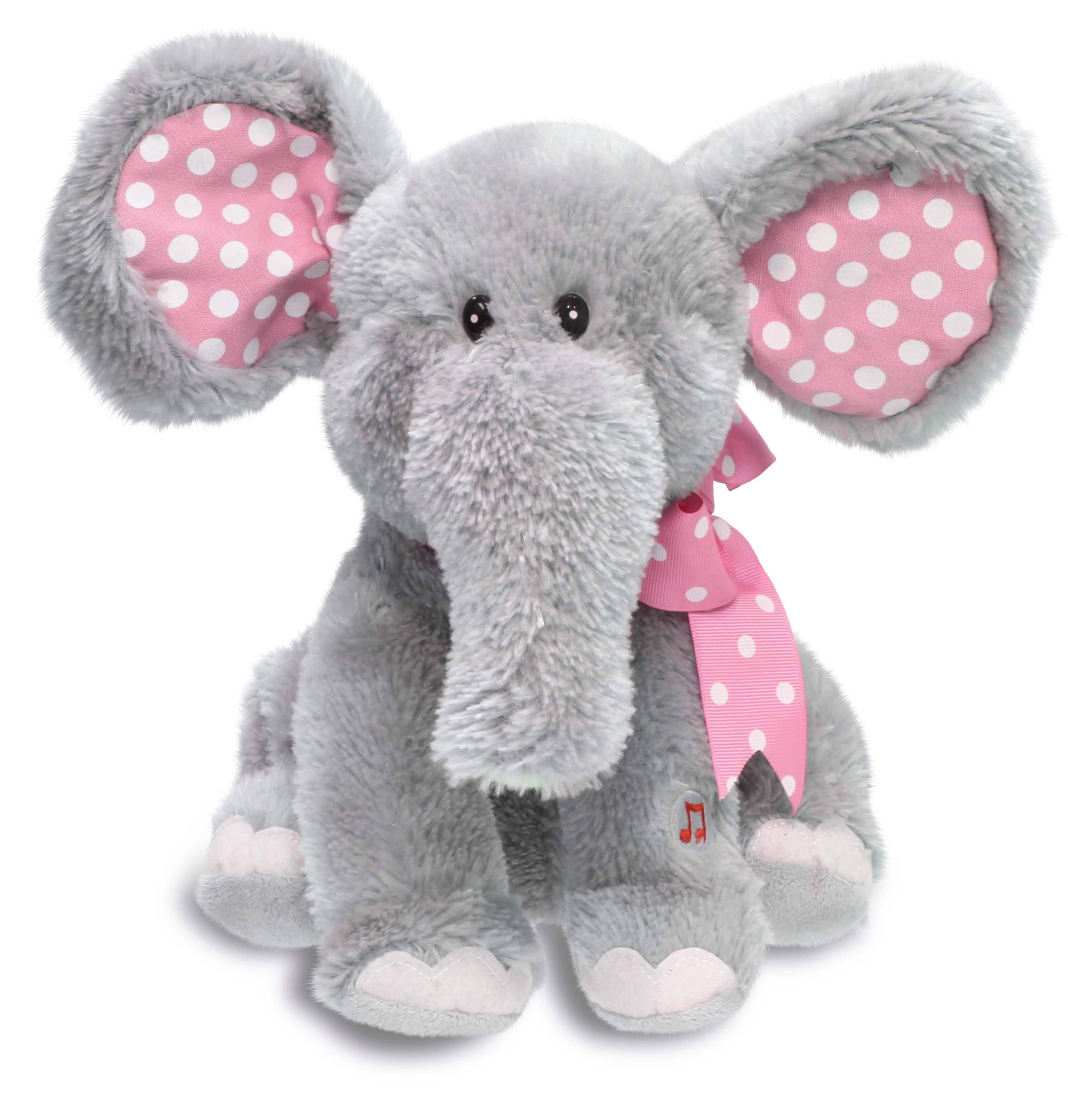 Ellie (Soft Grey Singing Dancing Elephant Kids Plush Toy)